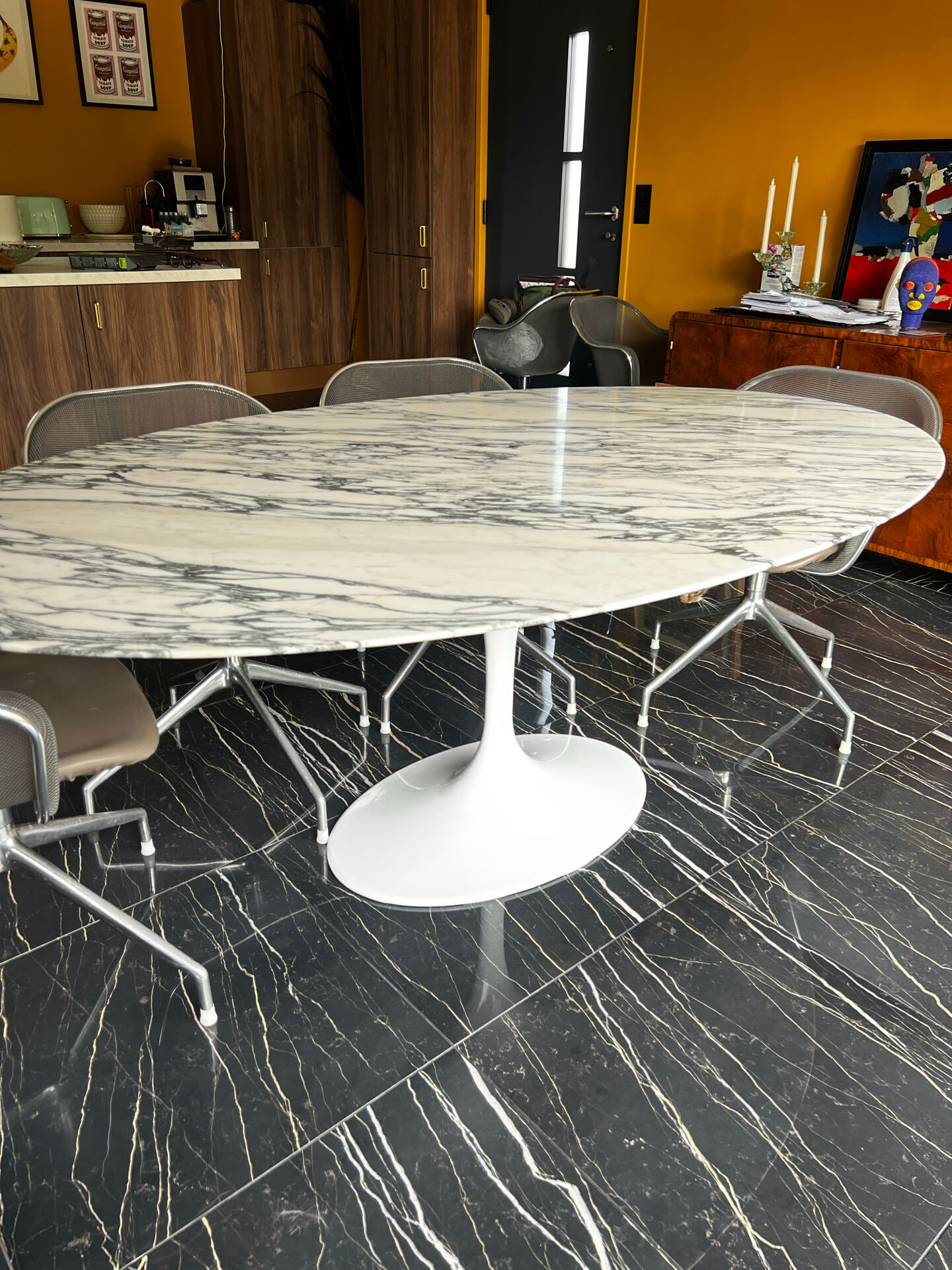 Table  ovale marbre - Eero Saarinen