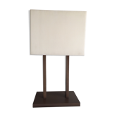 Table Lamp mod. Altéa/Exotic Wood&Brushed Alu/Design by Natuzzi Italy c1990
