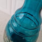 Antique enamelled decanter