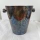 Silver metal champagne bucket