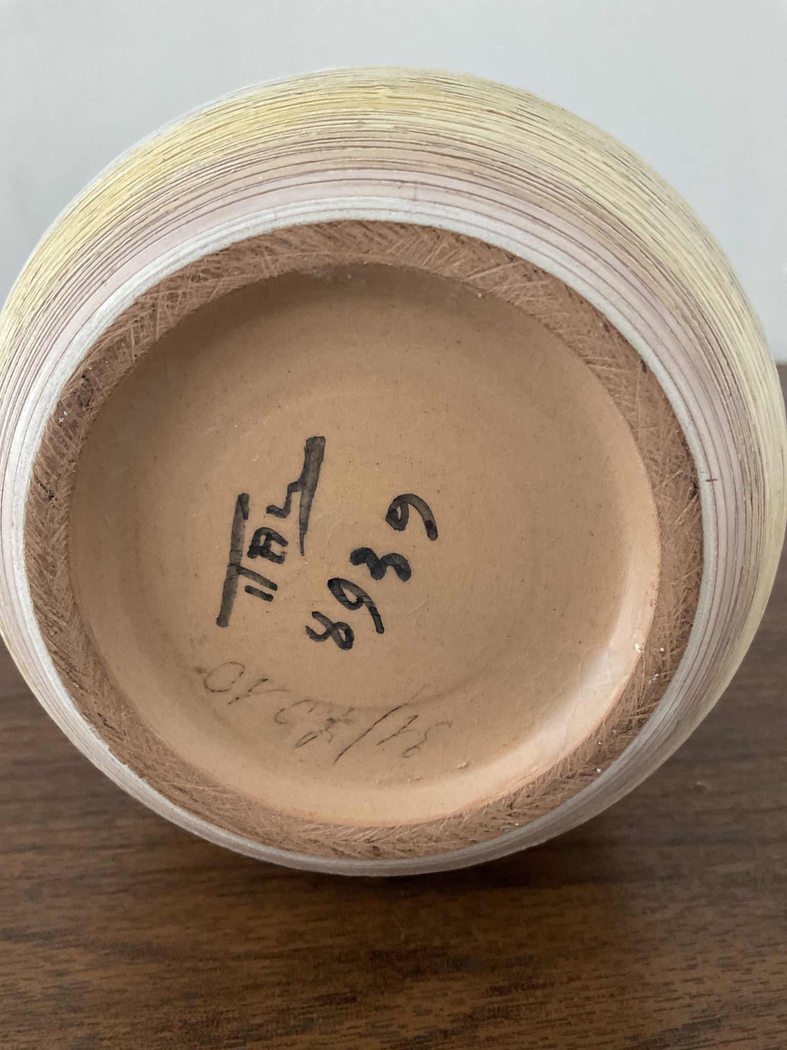 Fratelli Fanciullacci vase in ceramic from the 60s Italy