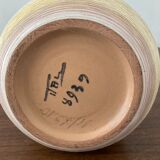 Fratelli Fanciullacci vase in ceramic from the 60s Italy