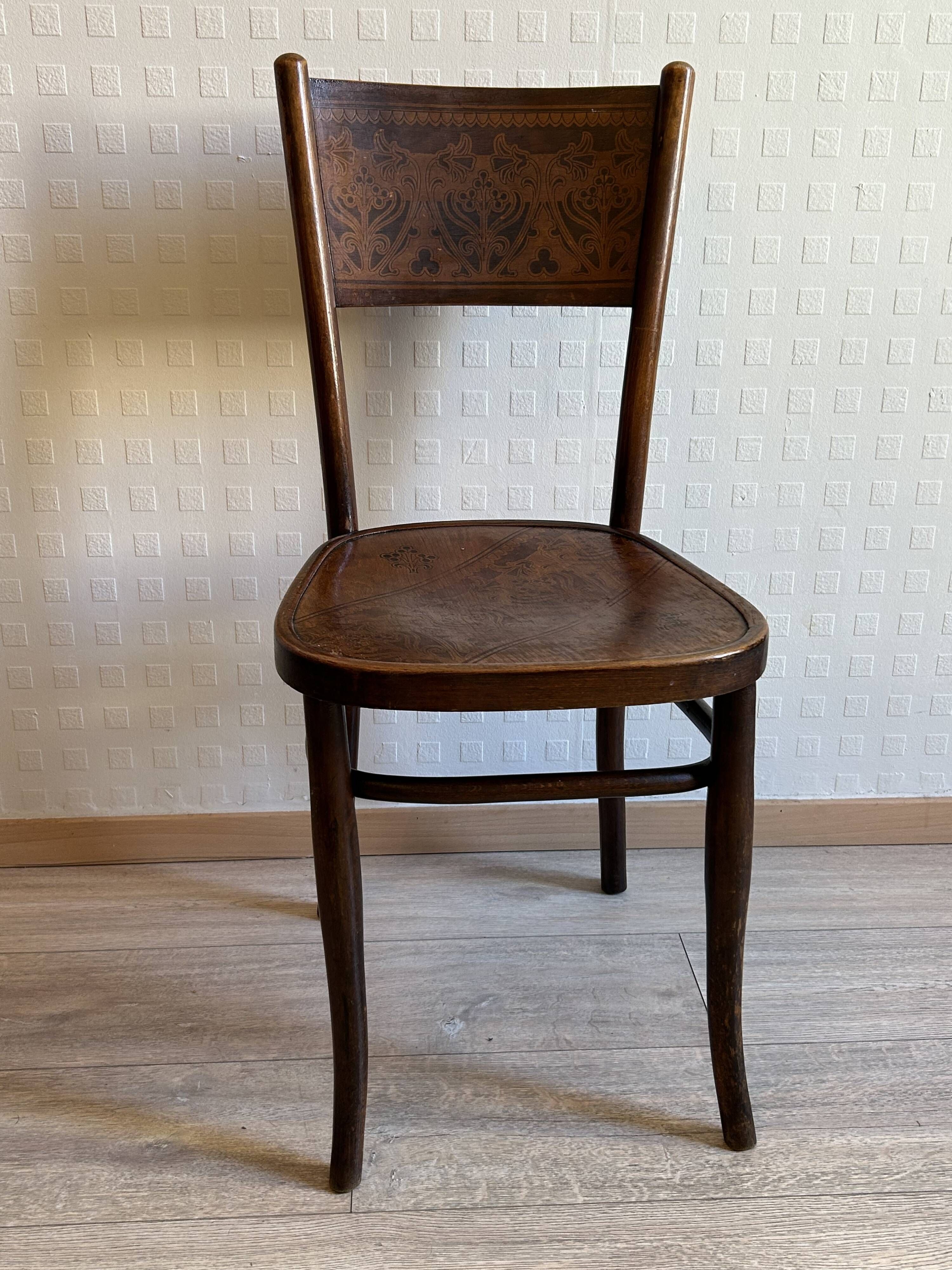 4 antique chairs by Jacob & Josef Kohn – Vienna – Art Nouveau period