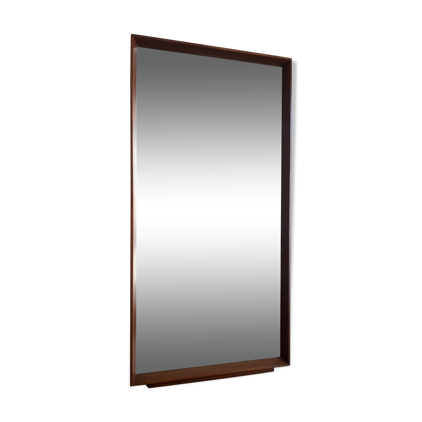 Scandinavian teak mirror
