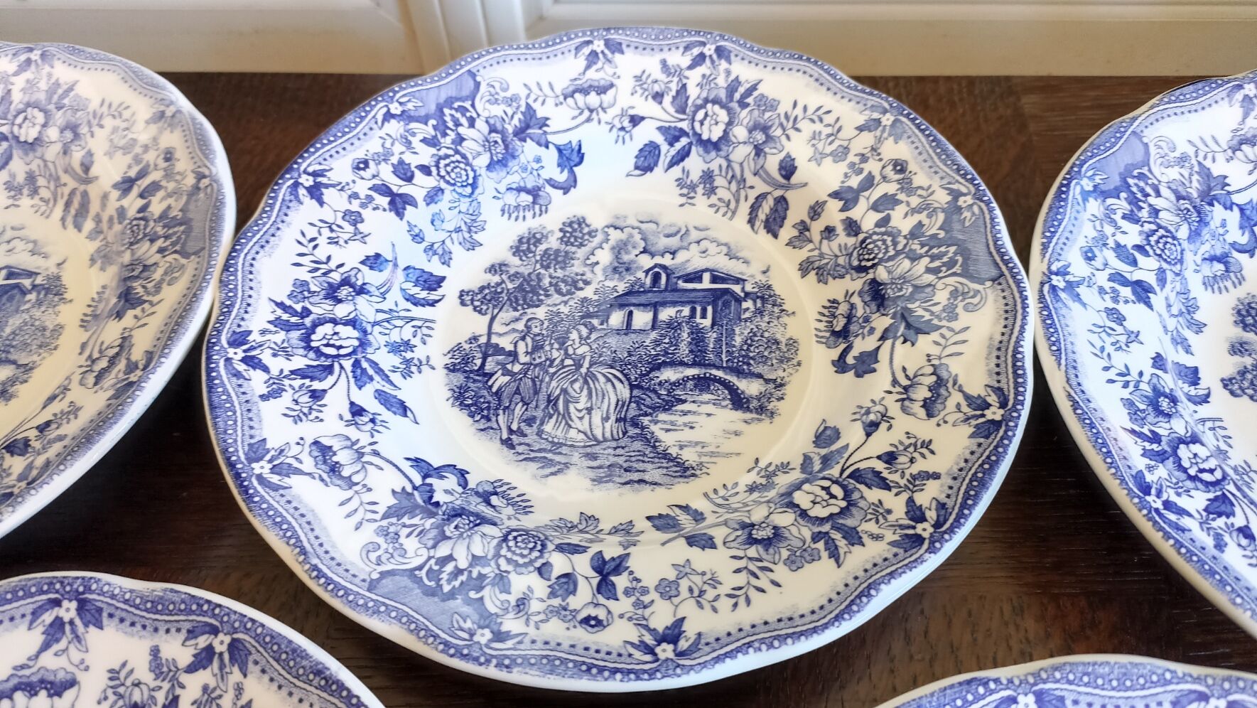 5 hollow iron earth plates per CP - blue