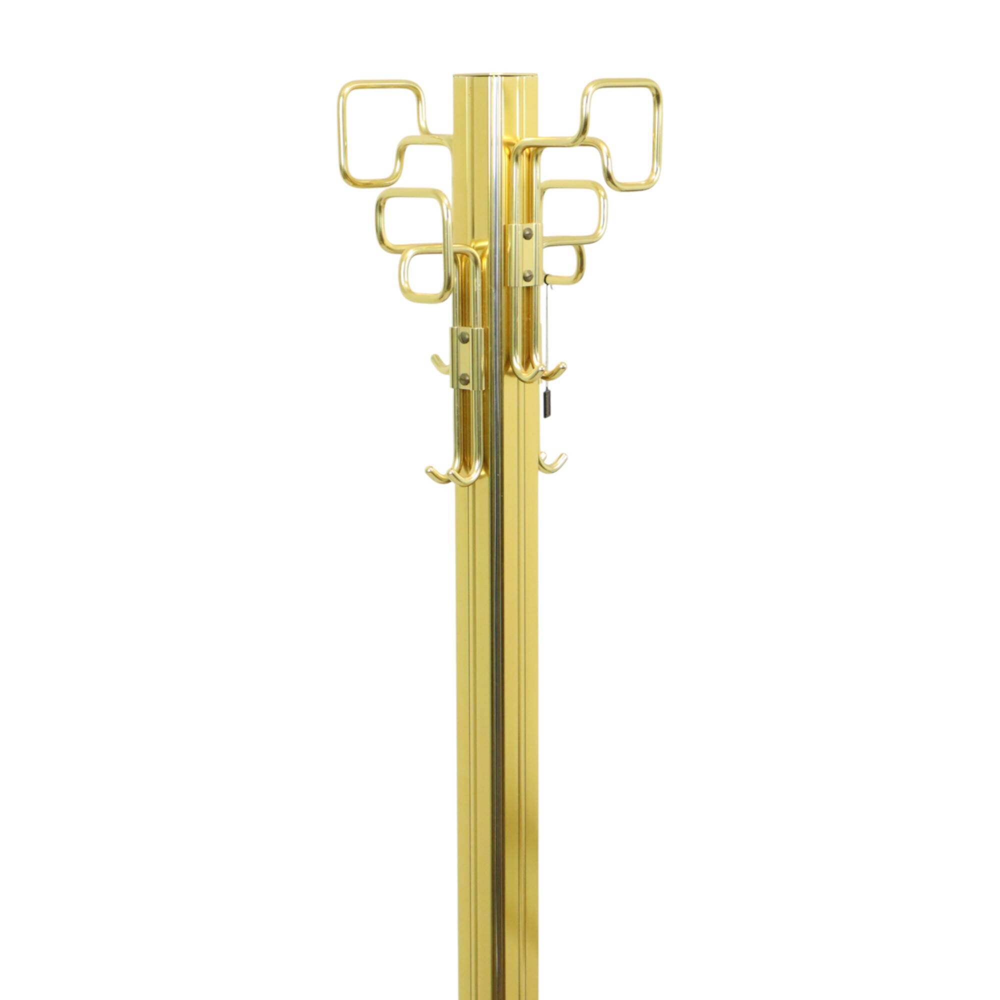 Belgo Chrom Design Coat Rack Hollywood Regency Chrome 174cm