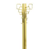 Belgo Chrom Design Coat Rack Hollywood Regency Chrome 174cm