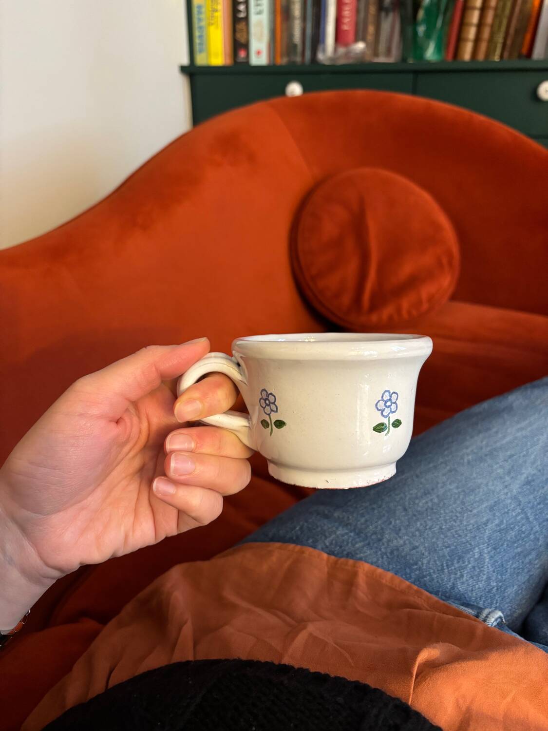 Service à thé/café peint à la main