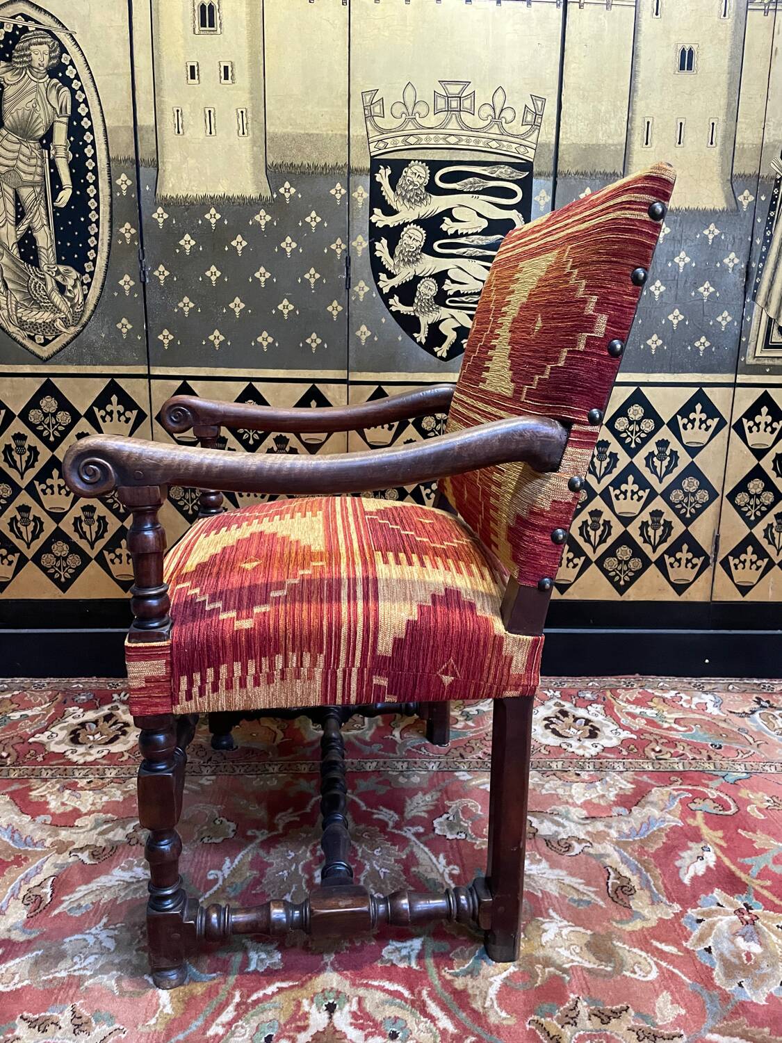 Suite of 6 Louis XIII armchairs