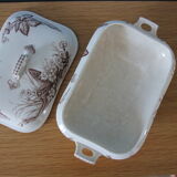 Iron earth vegetable bowl decorated with butterflies - Primrose model