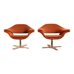 Paire de fauteuils Hi-Cove pivotants - Ferruccio Laviani pour Molteni & Cie