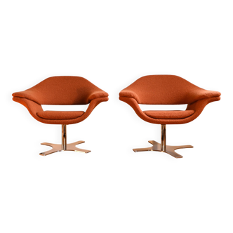 Pair of Hi-Cove swivel armchairs - Ferruccio Laviani for Molteni & Cie