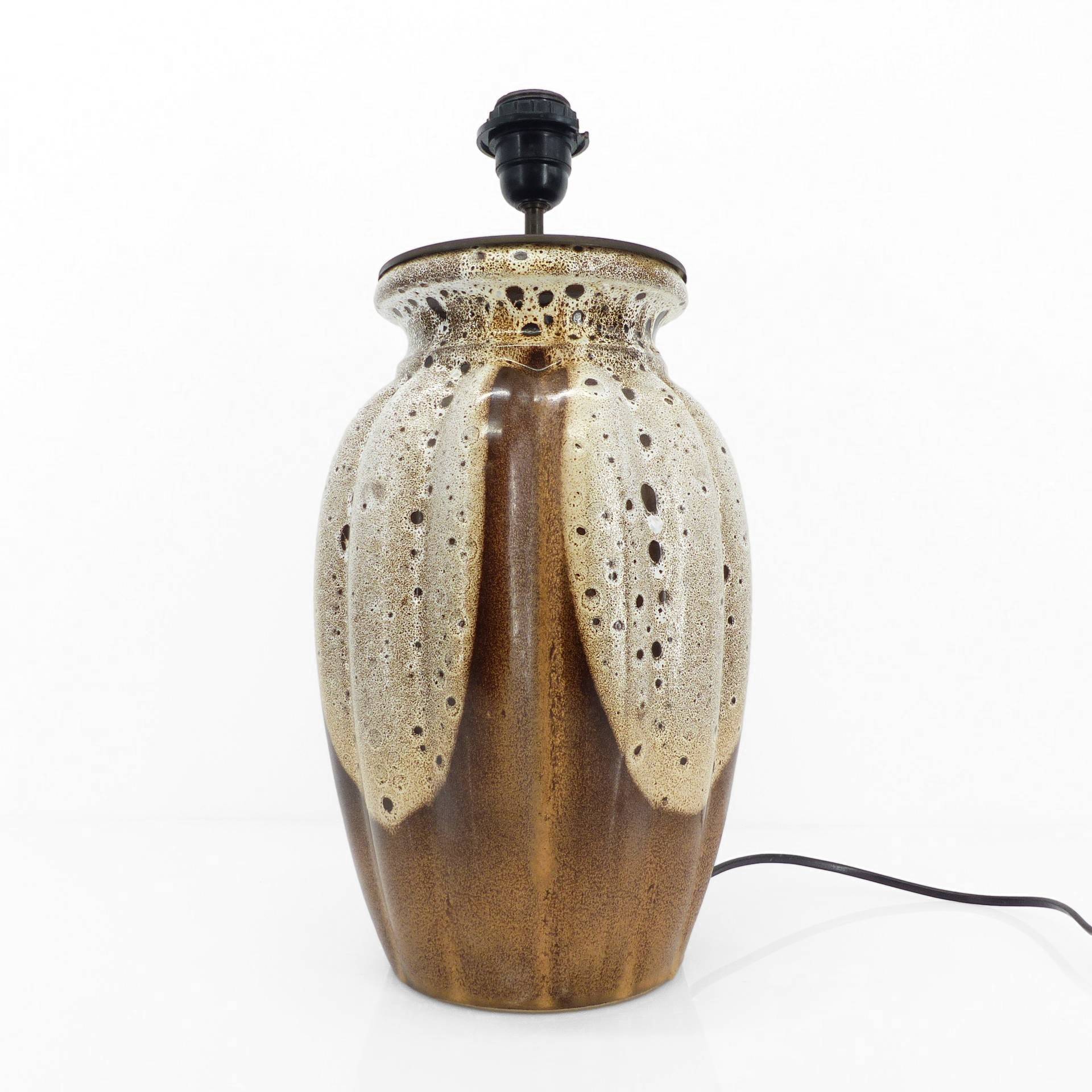 Lampe en céramique fat lava West Germany 1970 – Scheurich 292-34