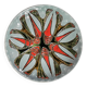 Decorative ceramic wall plate, Kravsko, Czechoslovakia, 1960s
