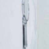 Vintage metal accordion wall mirror