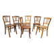 Série 6 chaises bistrot luterma