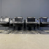 Set of 8 Calla chairs by Antonio Ari Colombo dining chairs, 1970s