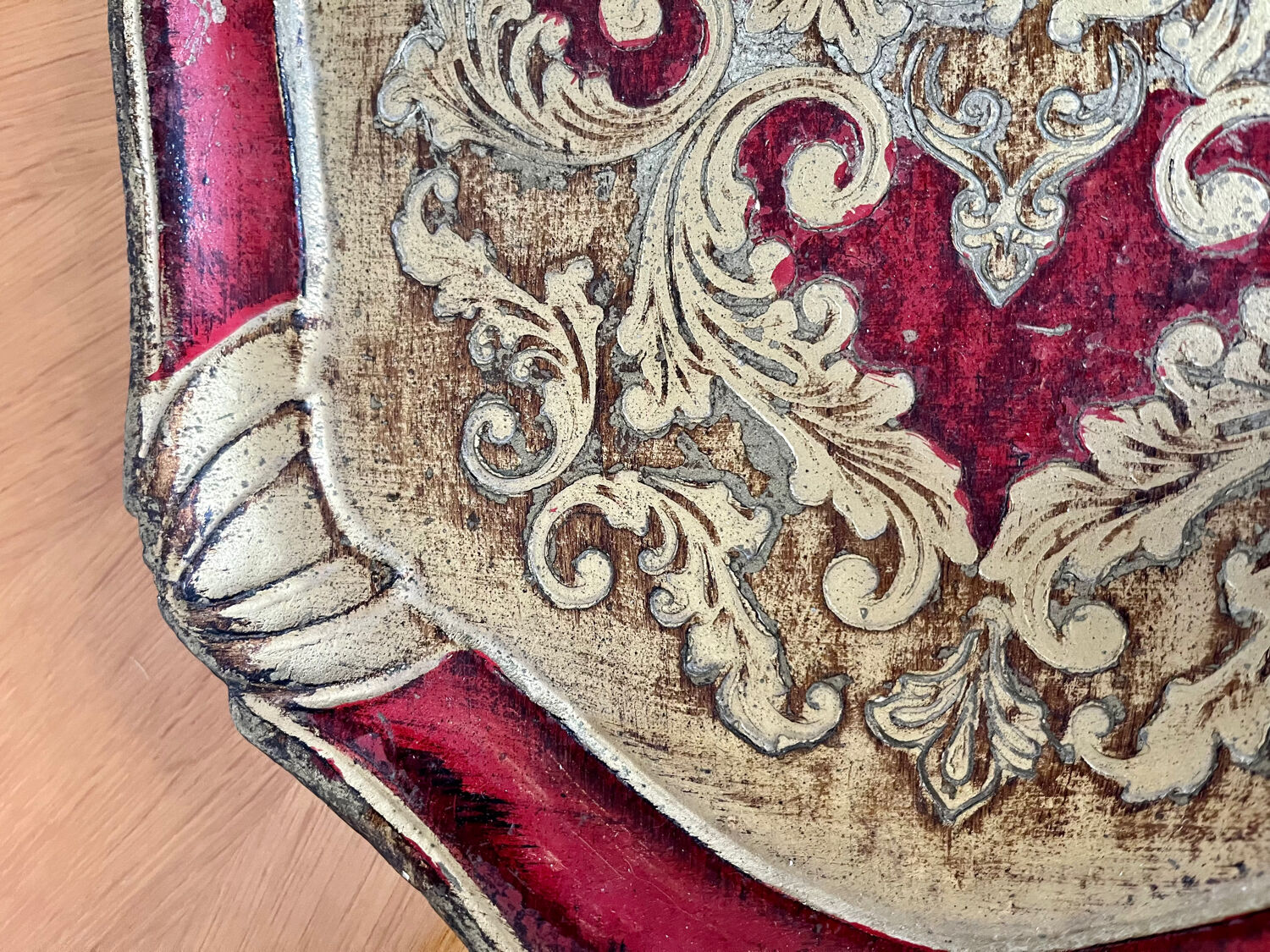 Ancient Florentine tray
