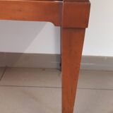 Sloping secretary, Louis XVI style donkey back desk, very good 20th century copy