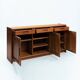 Danish teak Dyrlund credenza with visible joints, drawers and doors