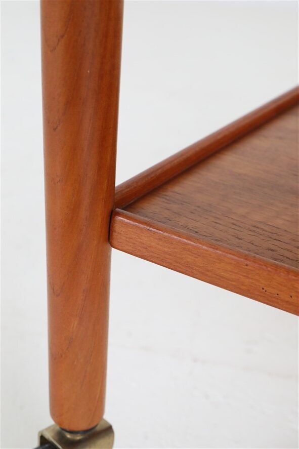 Mogens Hansen teak serving trolley with tray / Mid Century / Danish Modern Design / 1960s