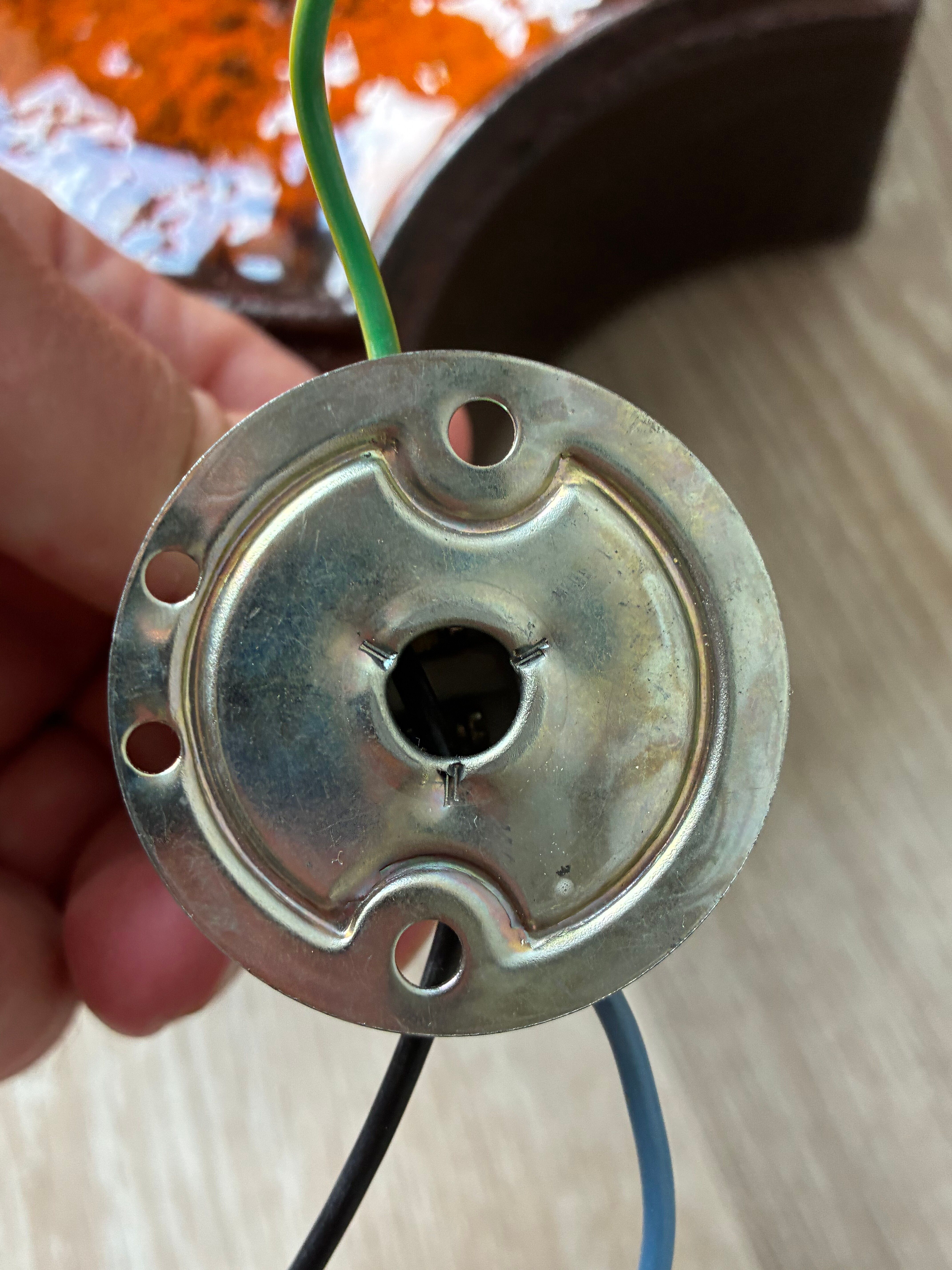 Pair of Fat Lava wall lights
