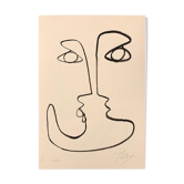 Peinture contemporaine 'all us friends' partie v original artwork