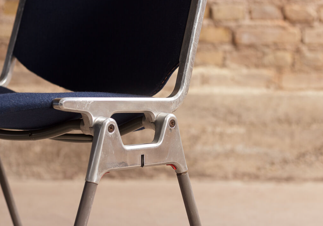 Set of 6 Castelli chairs, model DSC106, design by Giancarlo Piretti, since 1970