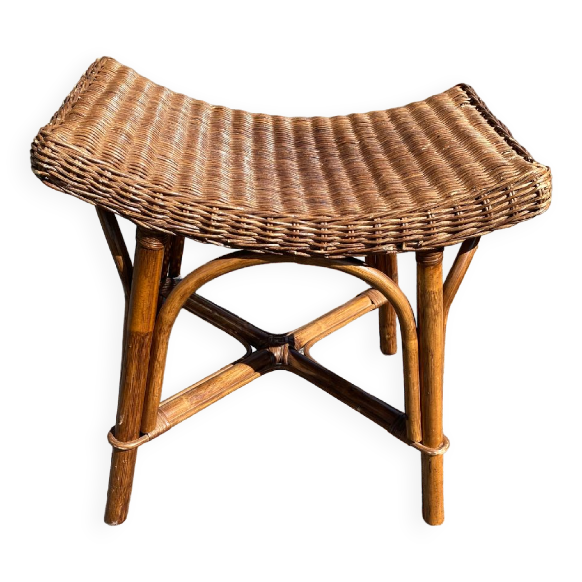 Rattan stool
