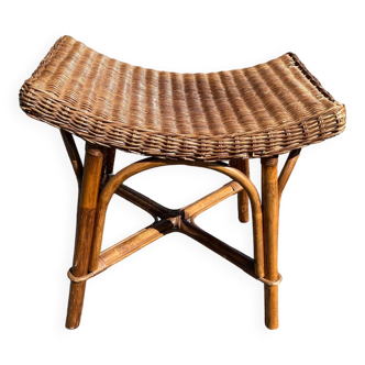 Tabouret en rotin