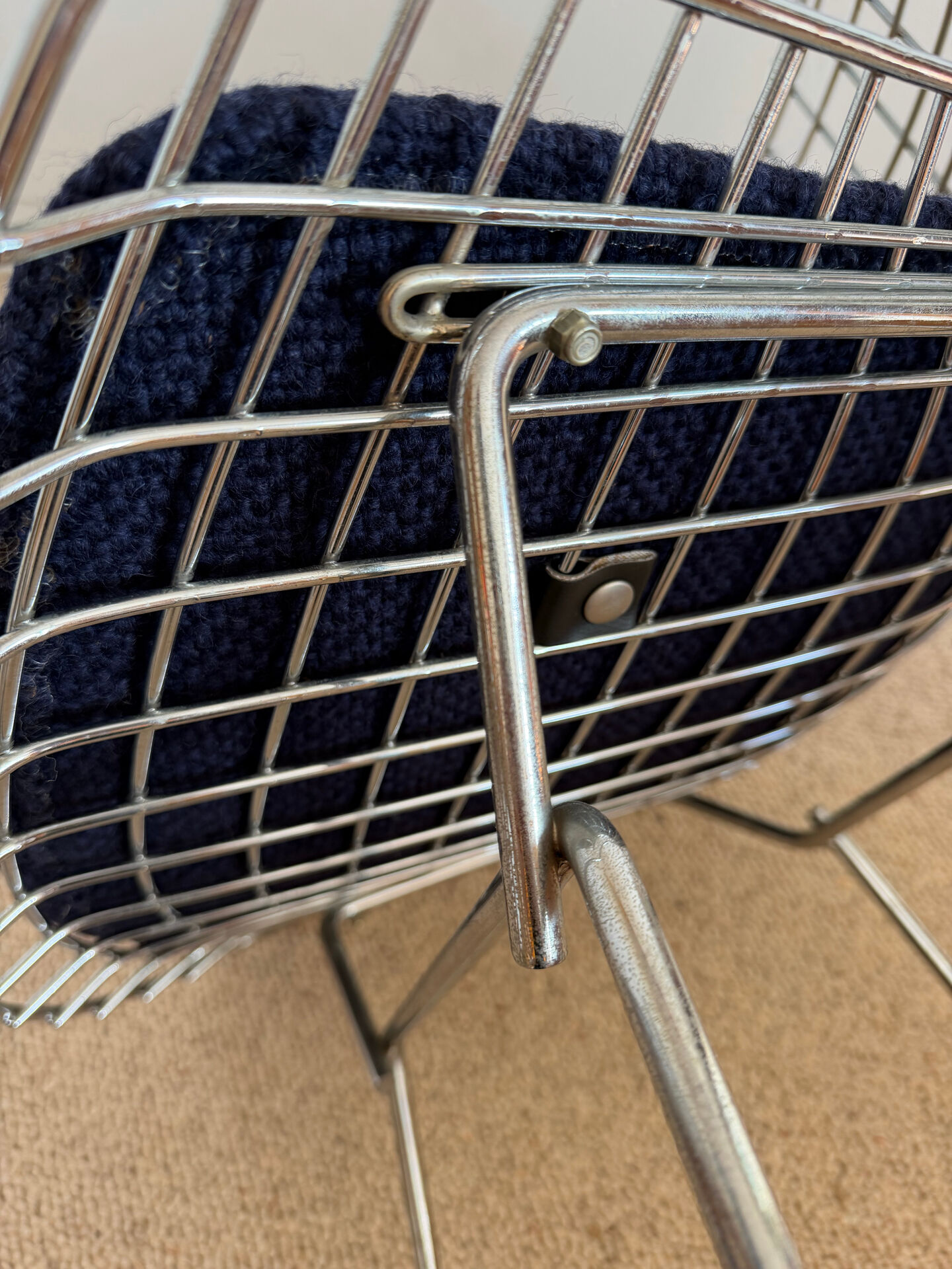 Chaise Harry Bertoia, side chair 420, Knoll