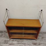 Vintage display cabinet, hanging shelf