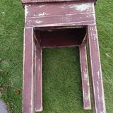 Patinated farmhouse stool