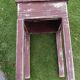 Patinated farmhouse stool