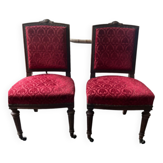 Paire de chaises Empire / Restauration