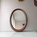 Vintage oval mirror from the 80s