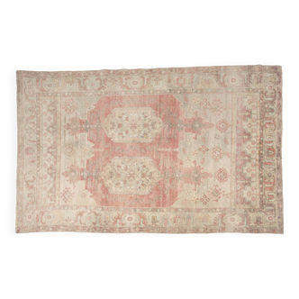 Oushak Vintage Wool Carpet