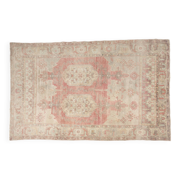 Oushak Vintage Wool Carpet