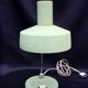 Lampe de table industrielle vintage abat-jour vert aluminium et base, teinte et cou flexibles
