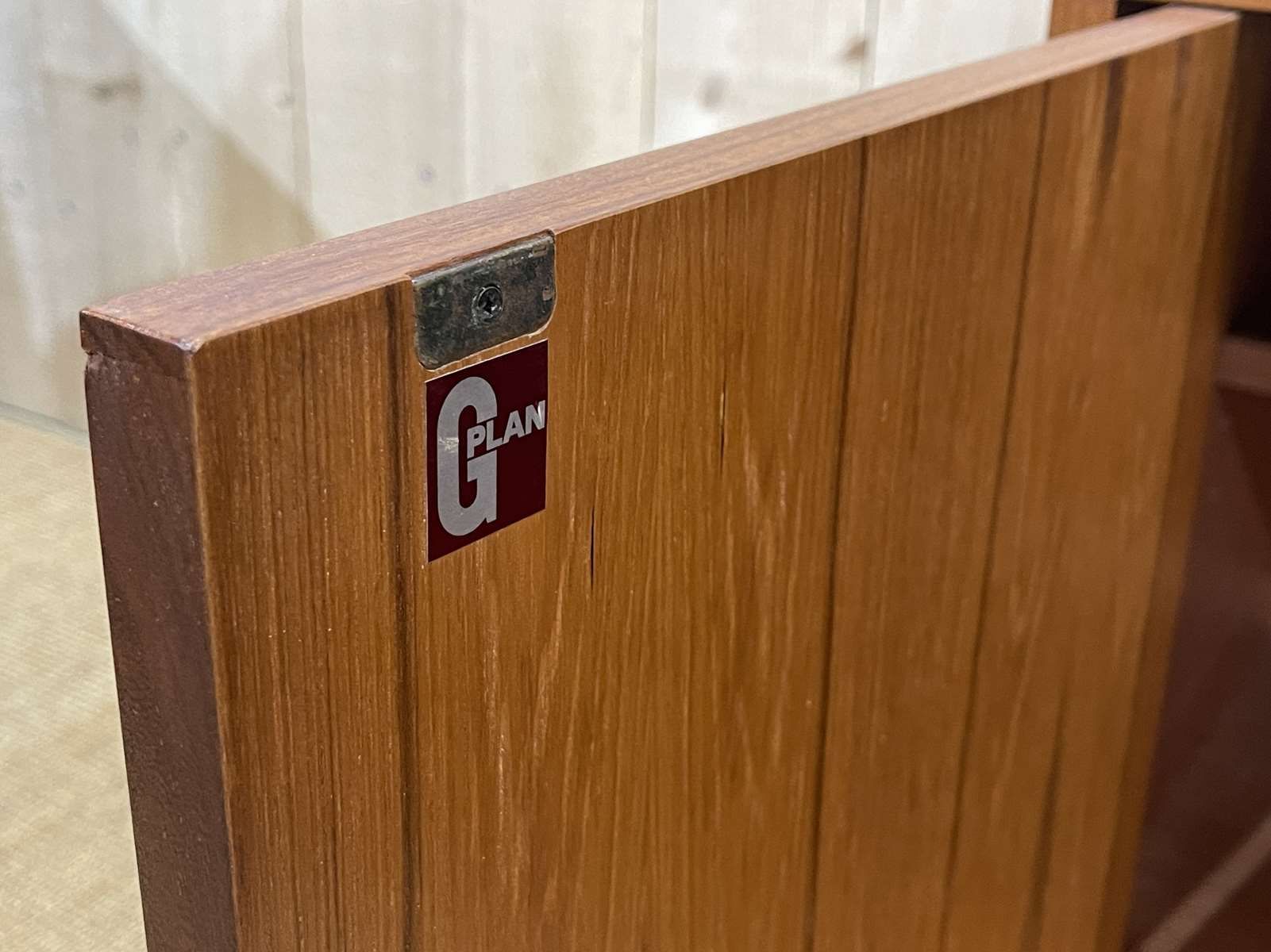Row of the English brand Gplan in teak from the 70s