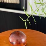Turned wooden box