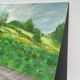 Peinture ancienne paysage champêtre