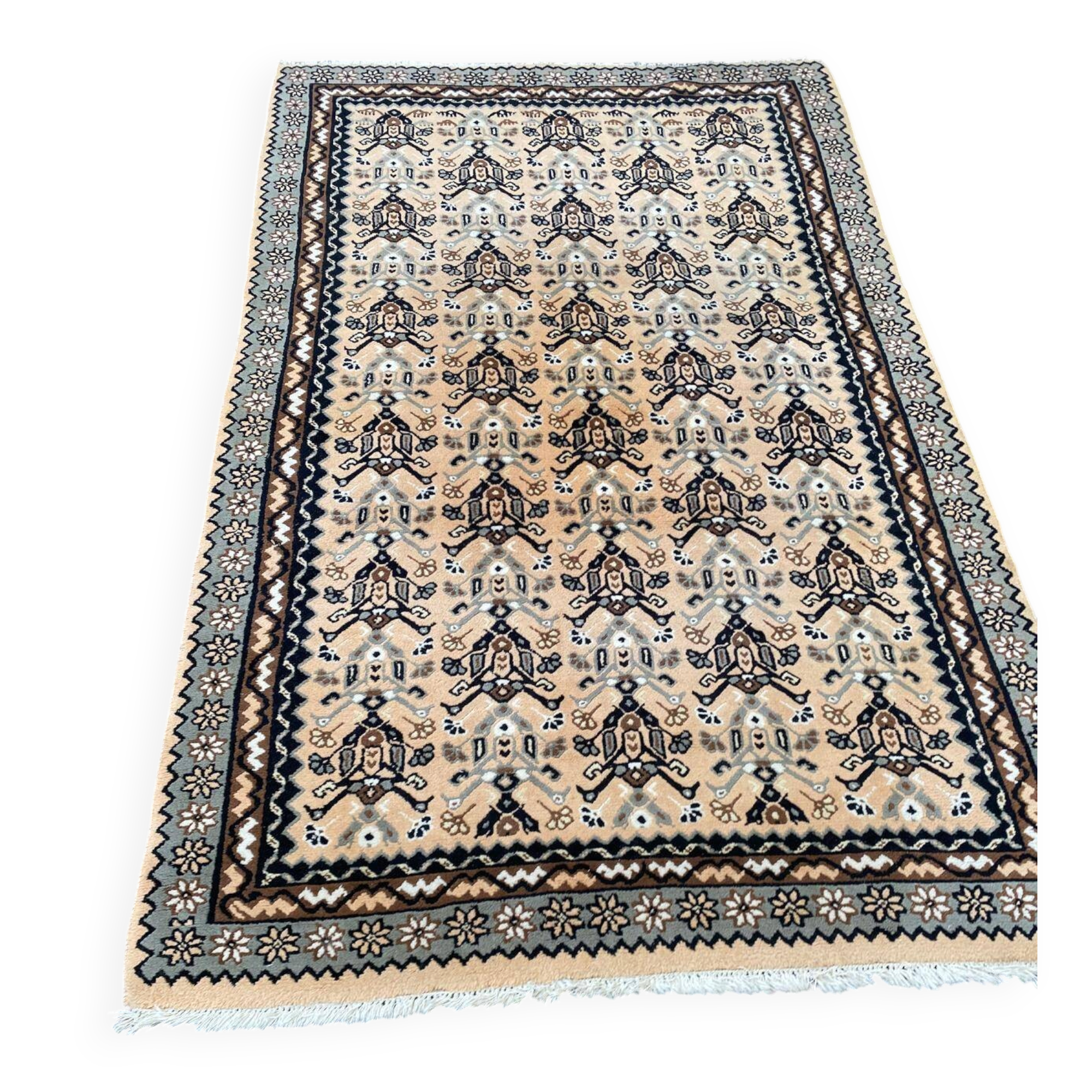 Tapis persan en laine noué à la main 150x250cm