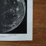Original lithograph of the Moon