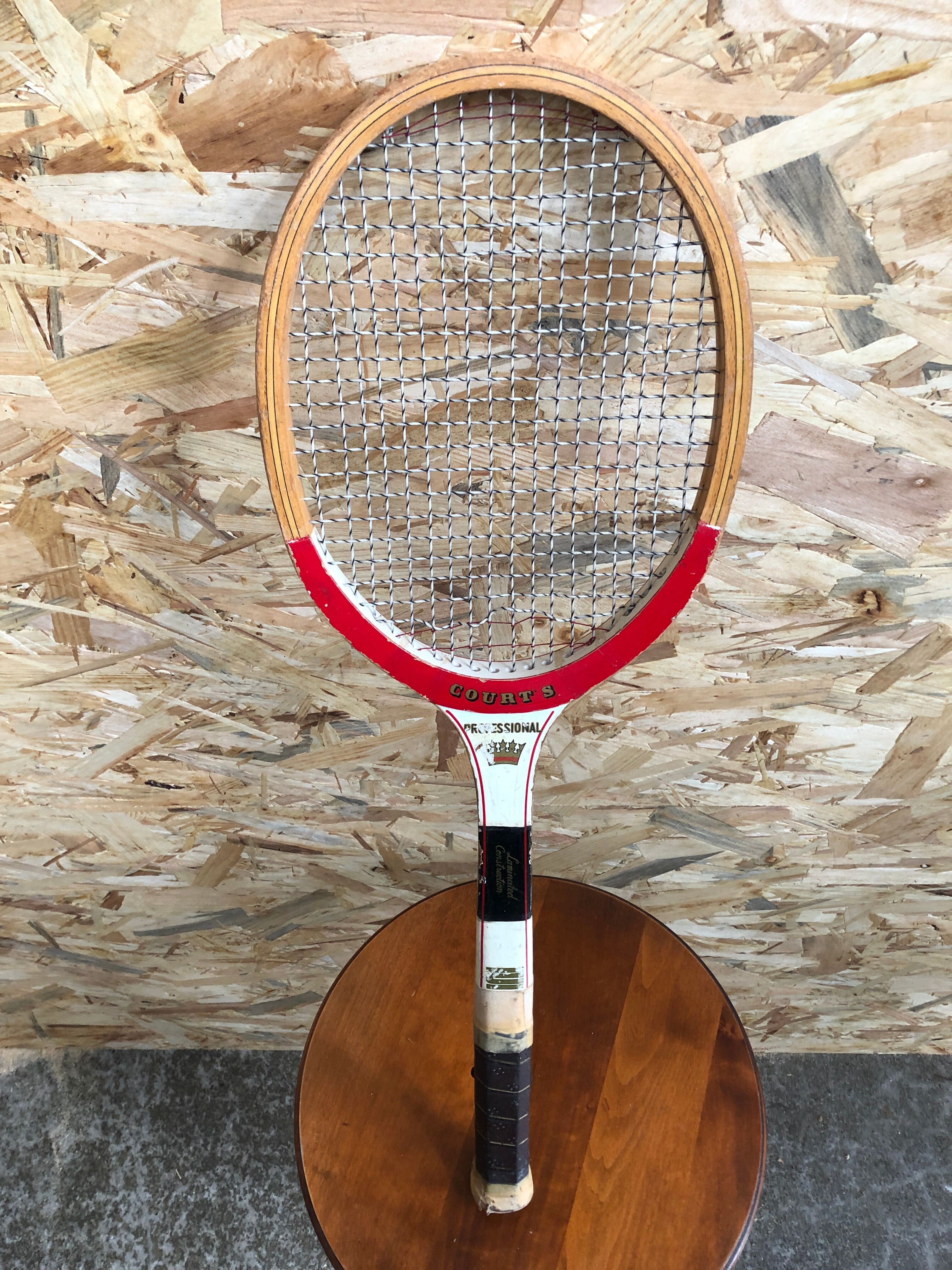 Old racket tennis courts professional wood