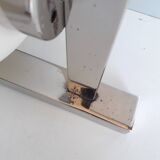 Pair of vintage wall lights - Chrome and glass - 1970s