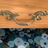 Solid raw walnut sauteuse chest of drawers