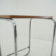 midcentury chrome side table, 1960s