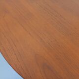 Bernhard Pedersen & Son Vintage Danish Scandinavian Round Coffee Table Teak