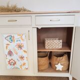 Restyled enfilade buffet